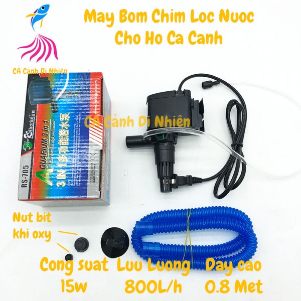 Máy bơm nước rs 705 sobo 7200 5300 aq 4500 5500 dành cho hồ cá cảnh