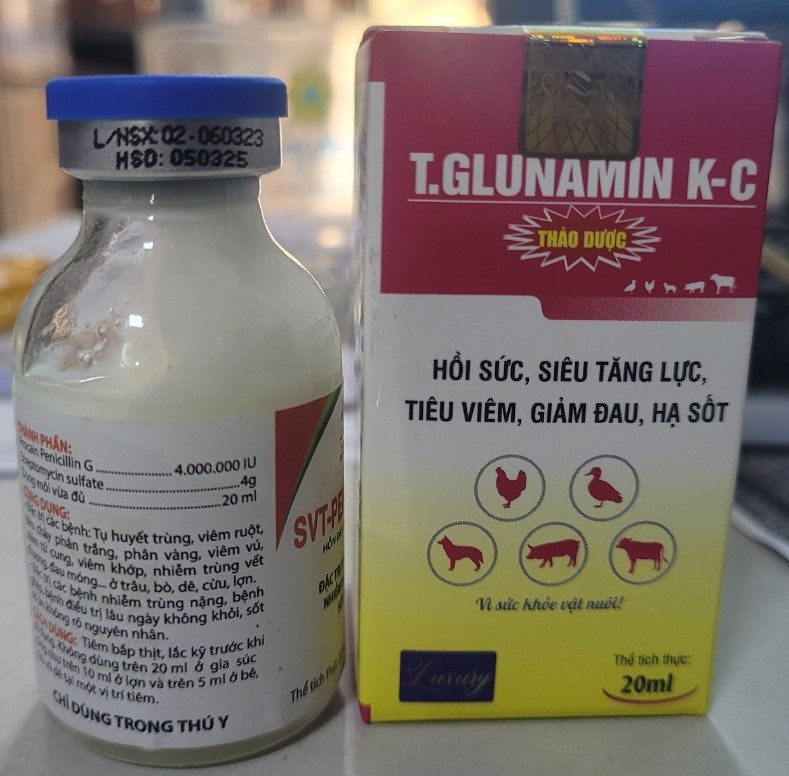 combo tụ huyết trùng, tiêu chảy, ecoli bại huyết thú cưng ( 2 lọ 20ml)