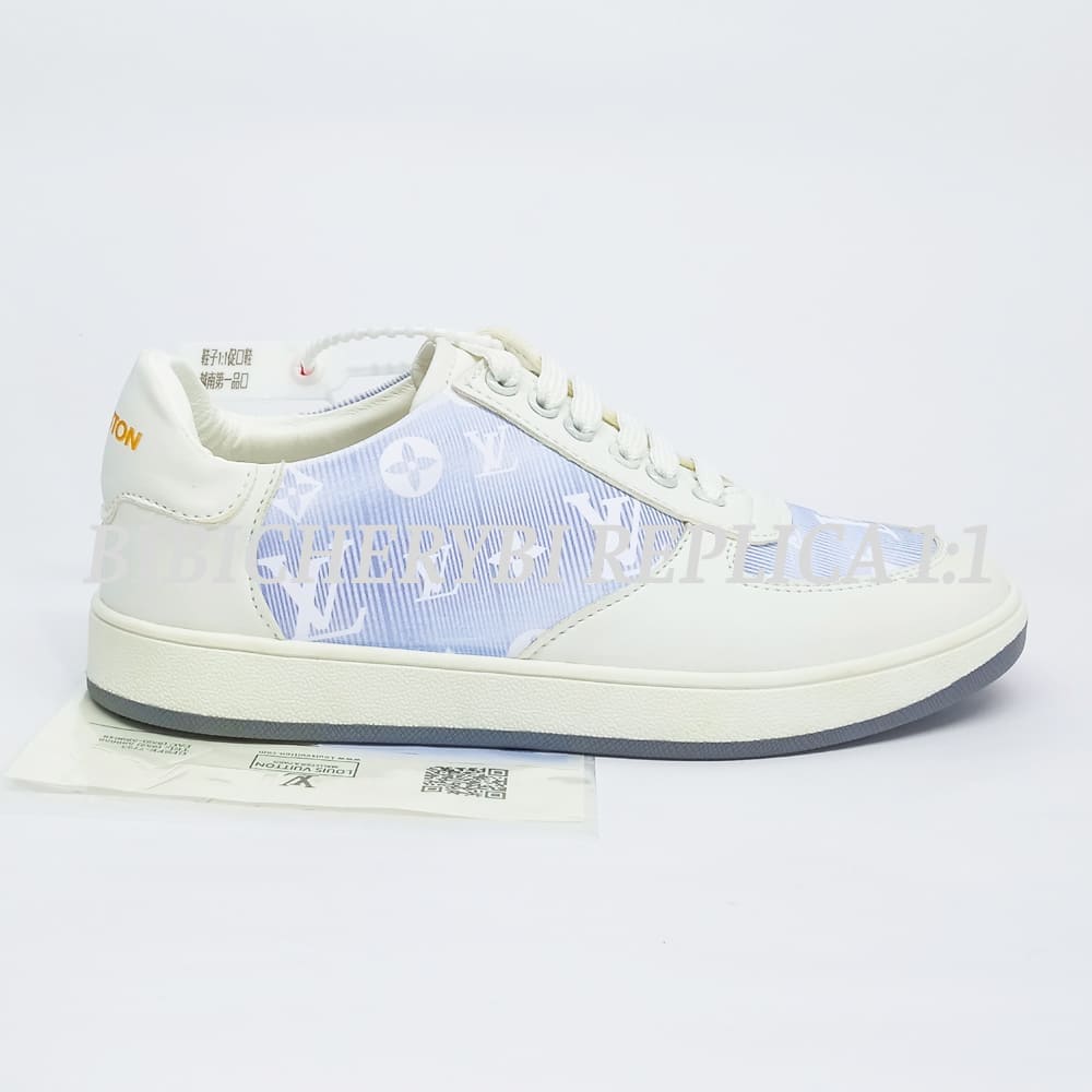 Giày thể thao nữ nam sneaker (QUẢNG CHÂU) LU VÍT XANH CỔ THẤP  BLV02