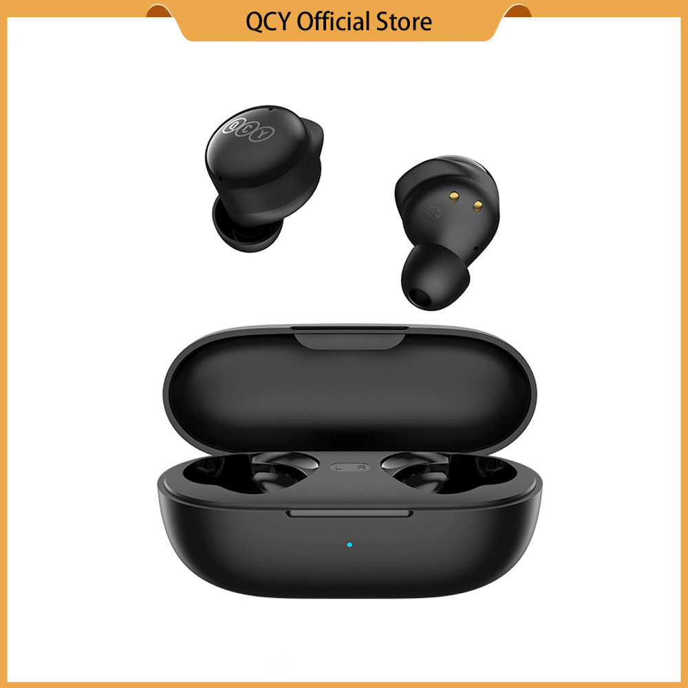 QCY T17 Tai nghe Bluetooth không dây thật BT5.3 HIFI Tai nghe cảm ứng Chế độ trễ thấp ENC Tai nghe Long Standby 26H