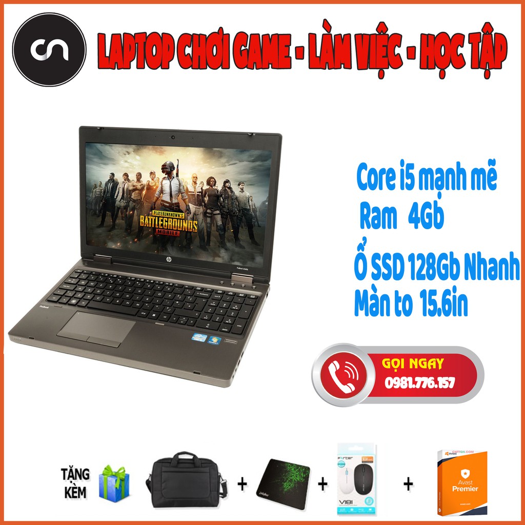 Laptop Chơi PUBG Mobile . Liên Minh .FIFA 4 ... HP 6560b Core i5-2520m/Ram 4Gb/ SSD Siêu Tốc , Màn To 15.6inch