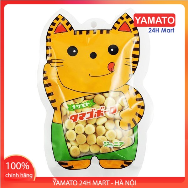 Bánh Ăn Dặm Men Sữa 50G Hình Mèo Nhật Bản, Bánh Ăn Dặm Kiểu Nhật, Bánh Dễ Tan, Chống Hóc Cho Bé