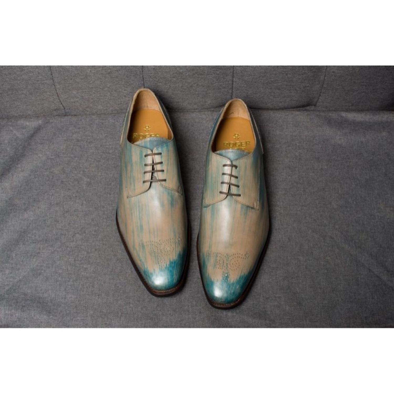 Giày Buộc Dây Oxford Chất Liệu Da Bê Nhập Khẩu 918293