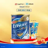 [CHỈ 20H 07-10.8 GIÁ TỐT MUA NGAY-SLCH] [Tặng 2 gói dùng thử vị ngẫu nhiên] Sữa bột Ensure Gold hương Vani 800g [bao bì thay đổi theo từng đợt nhập hàng]