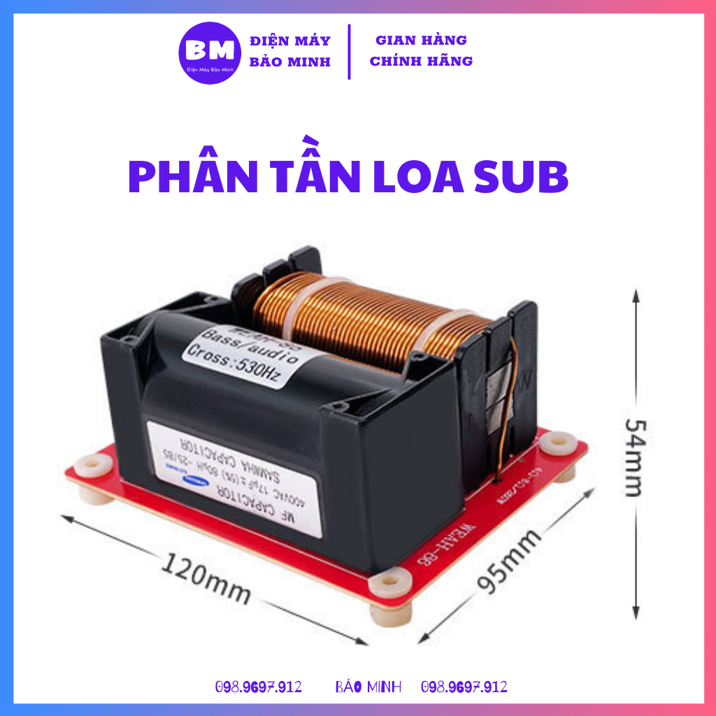 Phân tần loa subwoofer - Mạch cắt sub WEAH87 cong suất 1200w - Mạch phân tần loa sub sân khấu - Dùng được cho sub 2 tấc 3 tấc 4 tấc 5 tấc