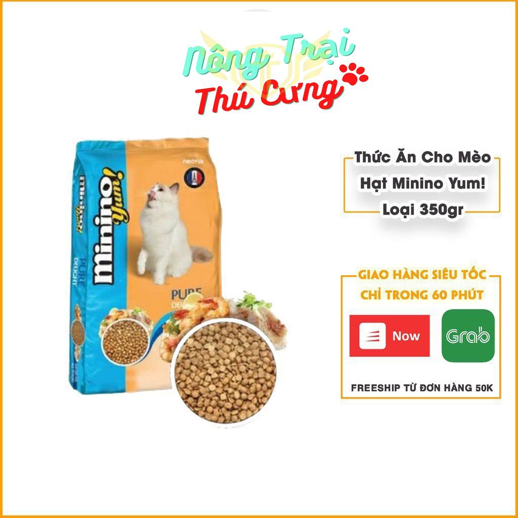 Thức ăn cho mèo mọi lứa tuổi - Minino Yum 350g | Hạt Minino Yum