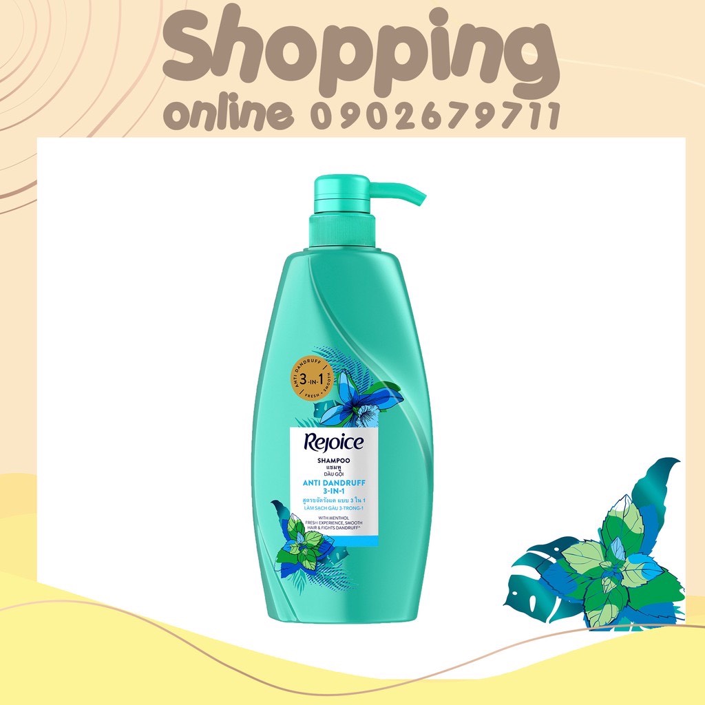 Dầu Gội Rejoice Thái Lan 600ml - Anti-Dandruff 3in1