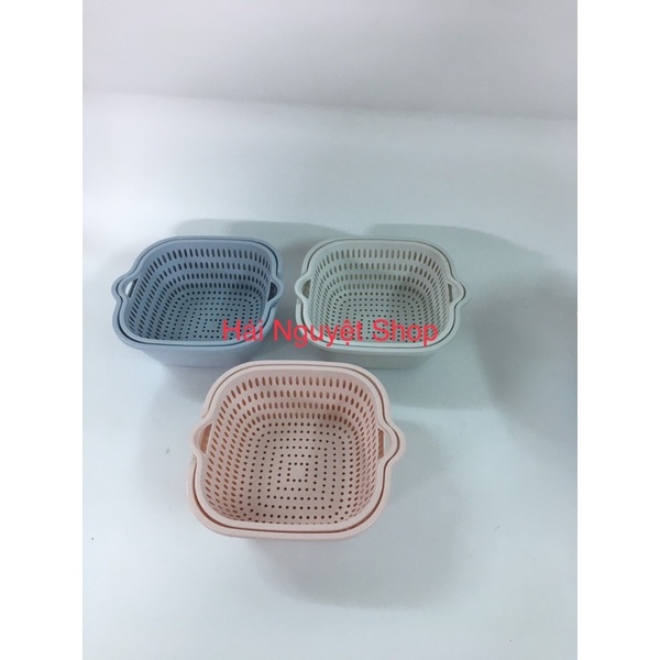 Rổ vuông 2 lớp