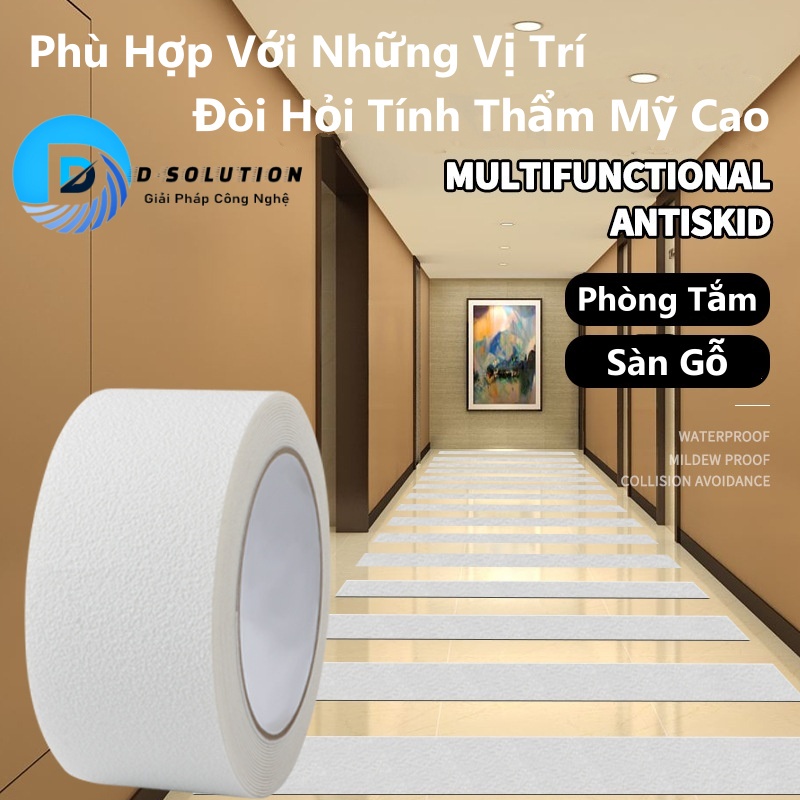 Băng Keo Chống Trượt Nhà Tắm Trong Suốt 5cm x 5m