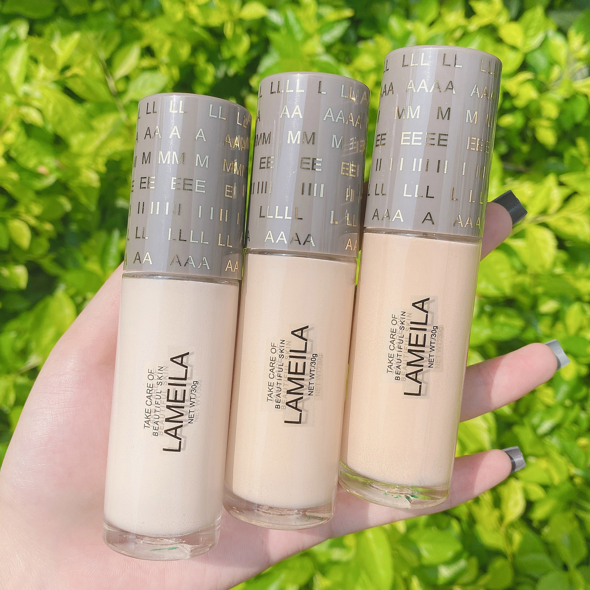 Kem nền BB Cream XÁM NGÔN TAKE CARE 3055 che khuyết điểm tự nhiên mềm mịn lâu trôi nội địa sỉ rẻ FOUDATION WE STORE