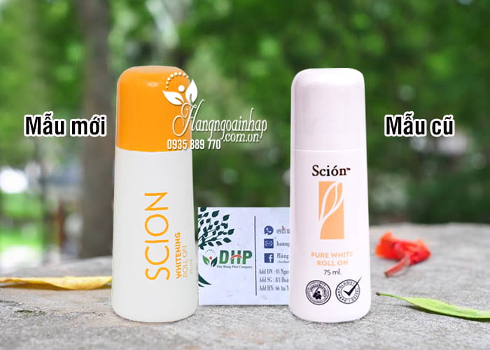 Lăn khử mùi scion 75ml mẫu mới nắp vàng