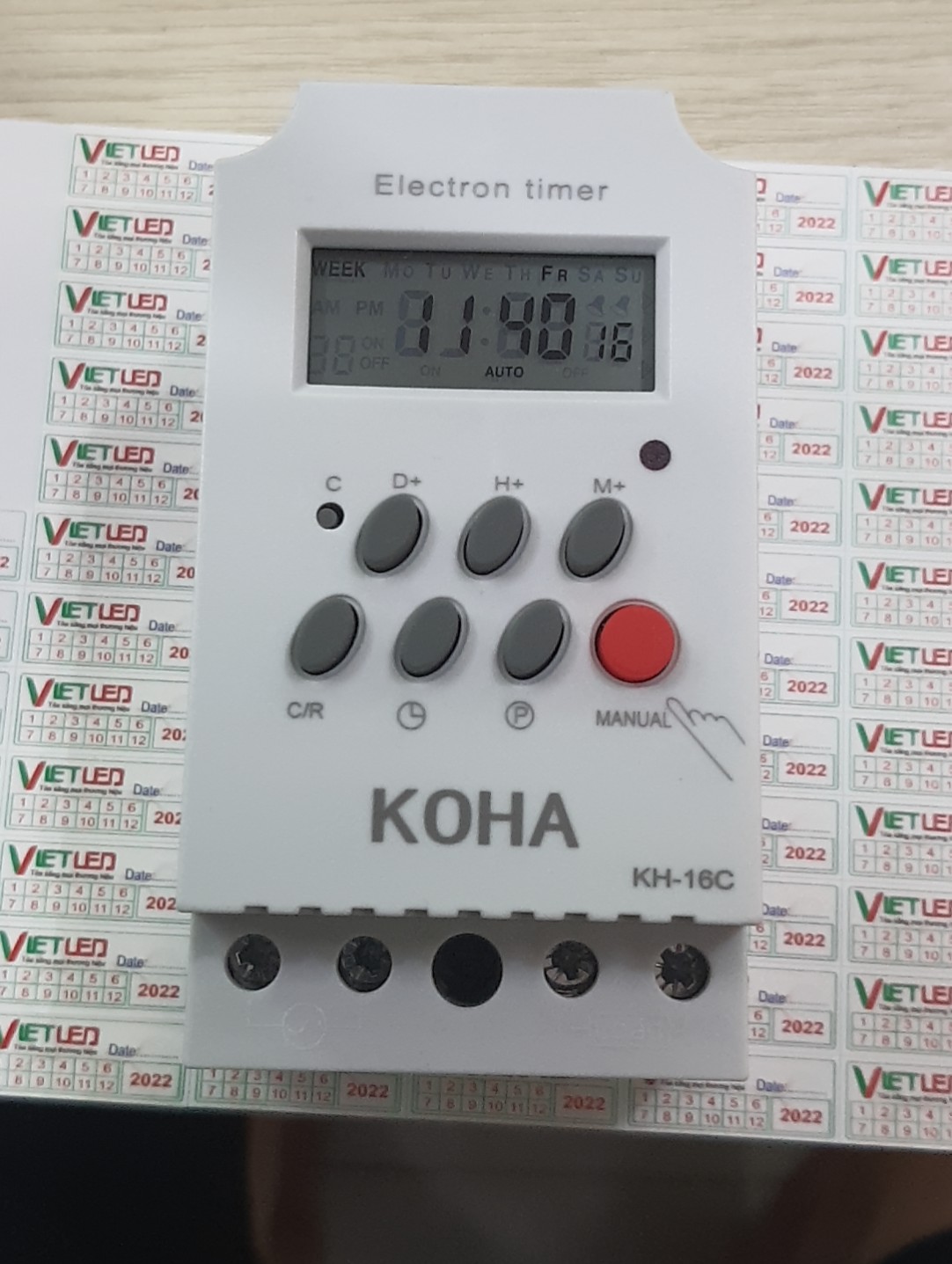 Timer - đồng hồ hẹn giờ tắt mở điện tử - công tắc hẹn giờ bảng hiệu quảng cáo