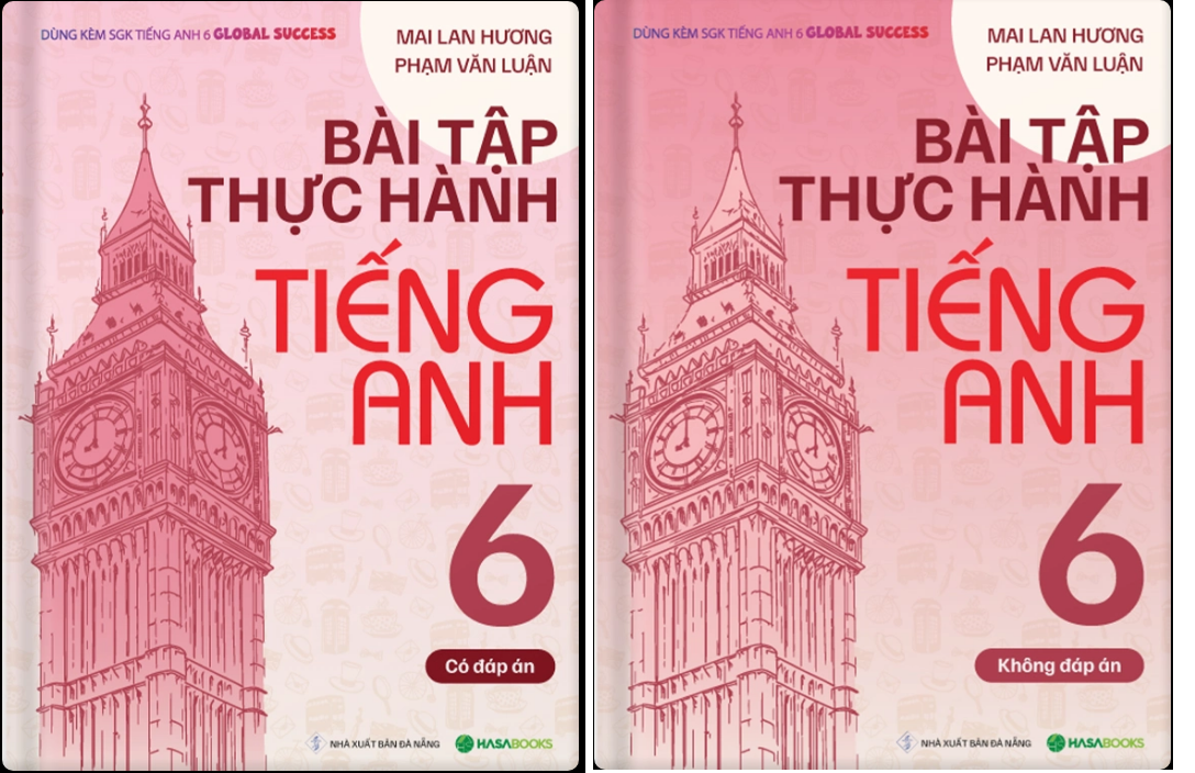 Combo Bài Tập Thực Hành Tiếng Anh lớp 6 theo SGK Global Success (Không Đáp Án+ Có Đáp Án) - Sách Tiếng Anh Mai Lan Hương