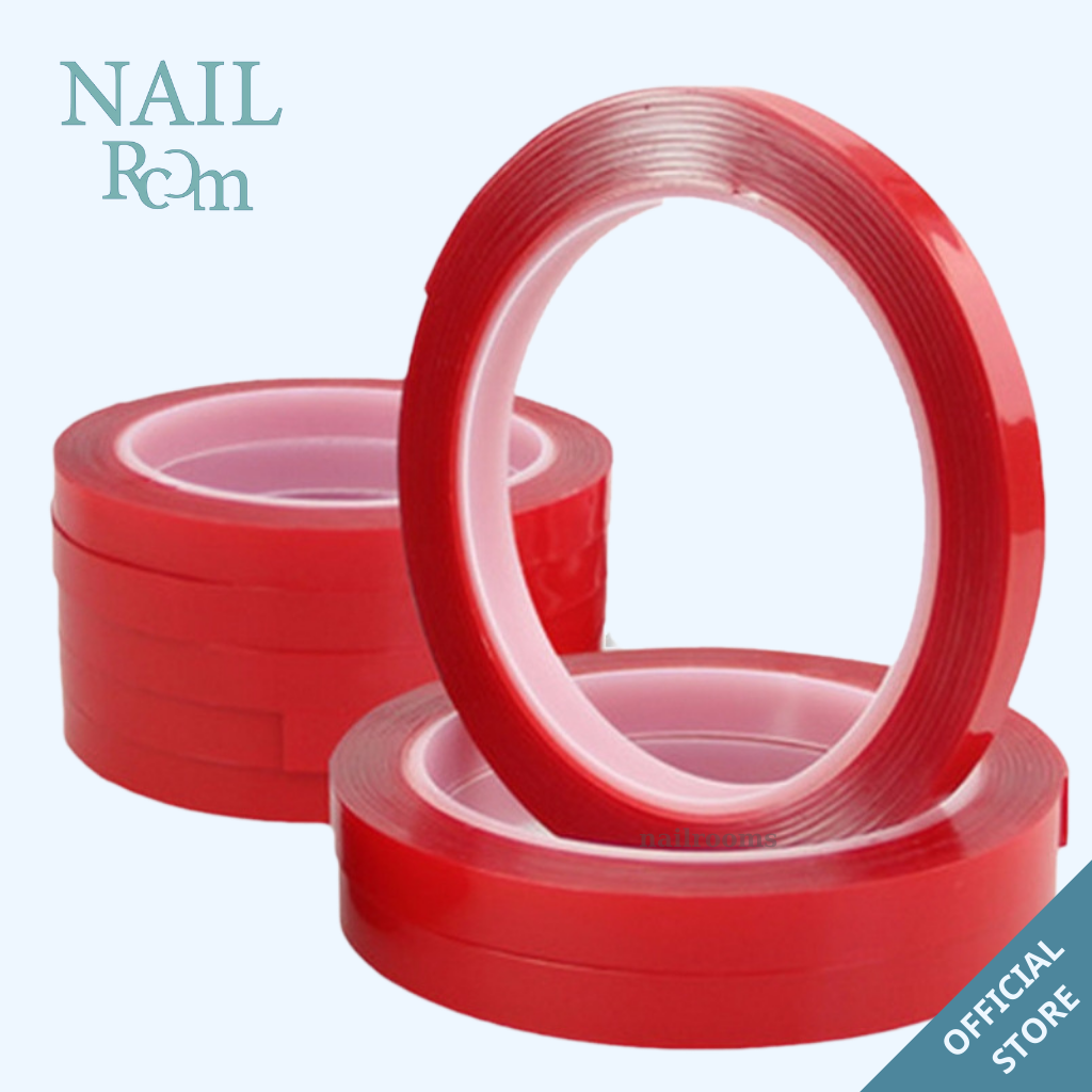 Băng dính 2 mặt tạo fan mi - Dán bảng mẫu móng nail