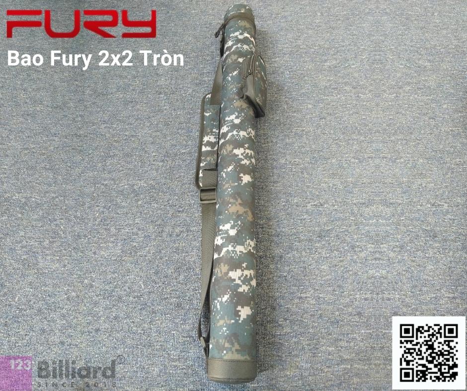 Bao đựng cơ Fury 2 gốc 2 ngọn Tròn màu Quân Đội [SIÊU THỊ BIDA - PHỤ KIỆN BIDA]