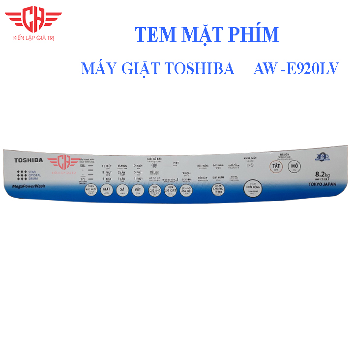 Tem phím máy giặt Toshiba E920LV
