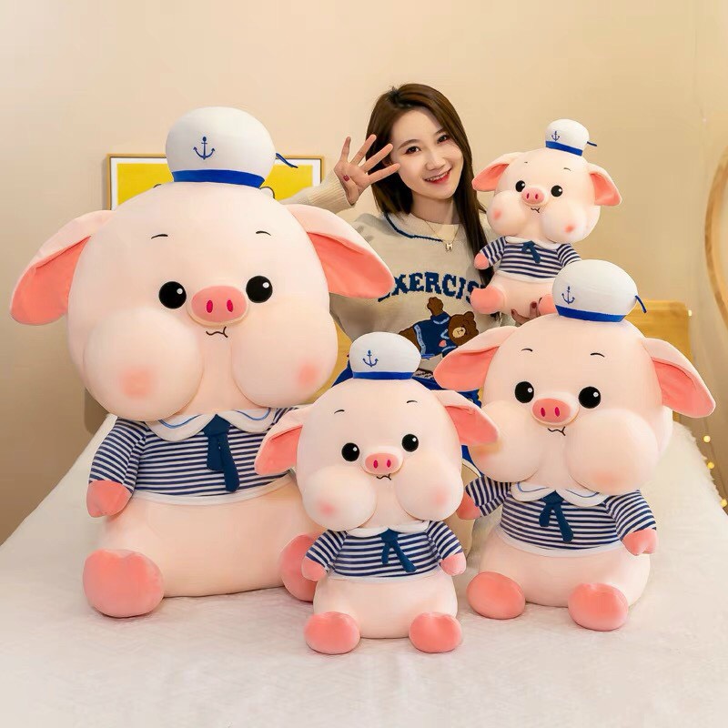 Gấu bông ichigo heo hải quân