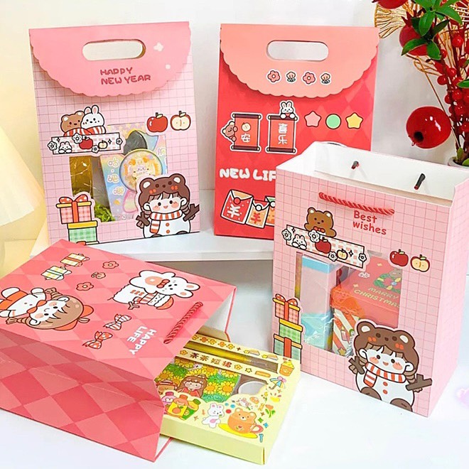 Túi Đựng Quà In Hình Form Cứng (xem size dưới phần thông tin)