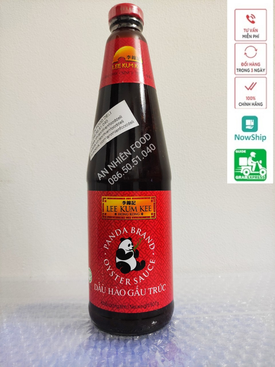 Dầu Hào Gấu Trúc Hiệu Lee Kum Kee Panda Brand Oyster Sauce