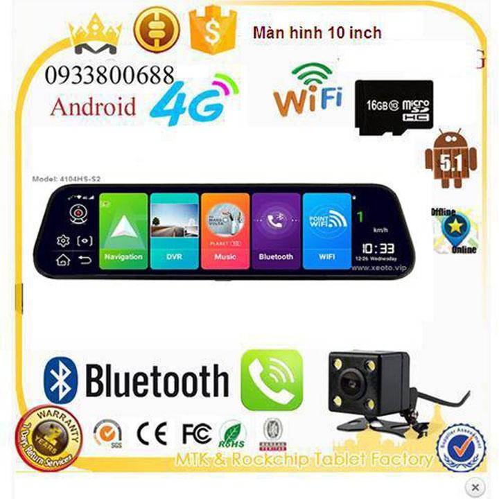 Camera hành trình Android 8.1 sim 4g, + Thẻ 32G