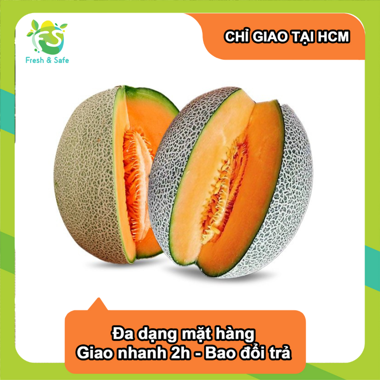 [Chỉ Giao HCM] Dưa lưới mật - trái 1.5kg
