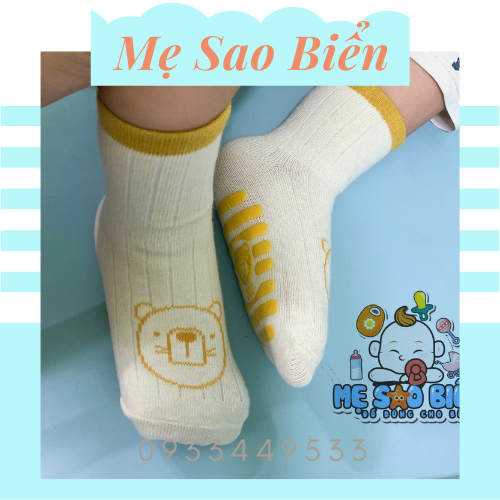 Tất/ vớ gấu chống trượt cho bé