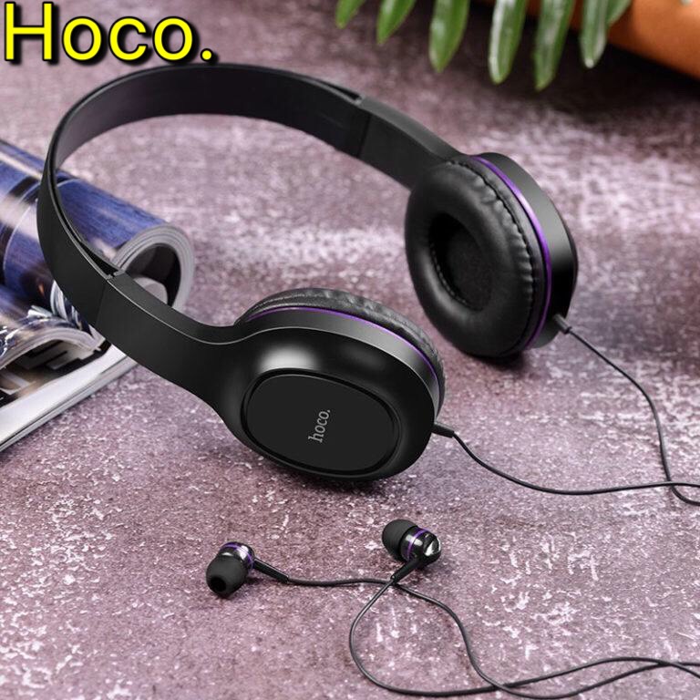 Headphone Tai nghe chụp tai có míc dàm thoại Hoco W24 hàng chính hãng Tai Nghe Chụp Tai Có Dây HOCO W24 ,Tai Nghe Chơi Game ,tặng kèm tai nghe nhét tai , Có Micro Cho Game Thủ Máy Tính Và Xb