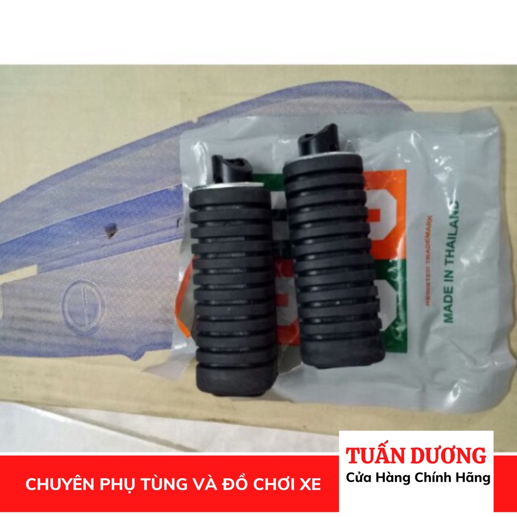 Gác Chân Sau Dành Cho Xe Dream Việt ,Wave Loại Đẹp - Cao Su Để Chân Sau Supper Dream Các Đời