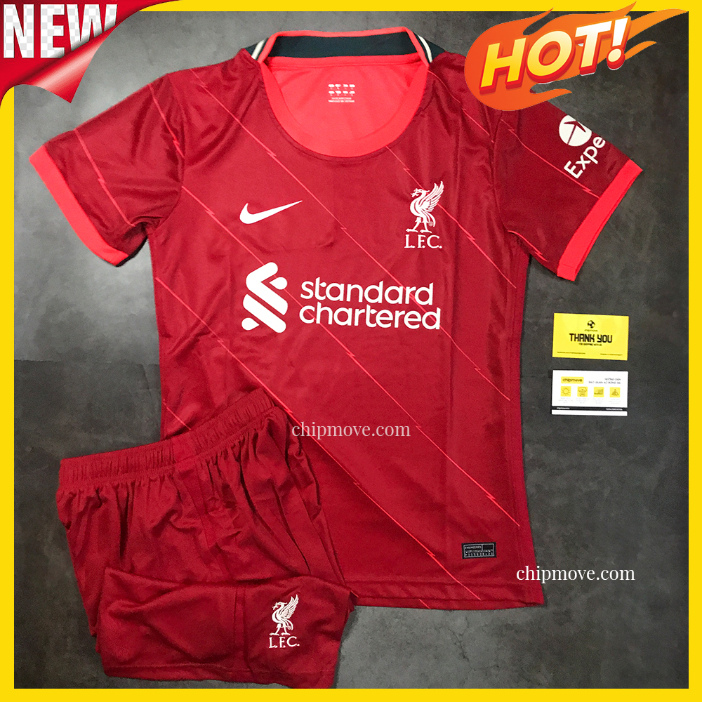 [GIÁ TỐT] Bộ áo bóng đá Liverpool đỏ mùa giải mới 2021- 2022 sân nhà Thái cao cấp