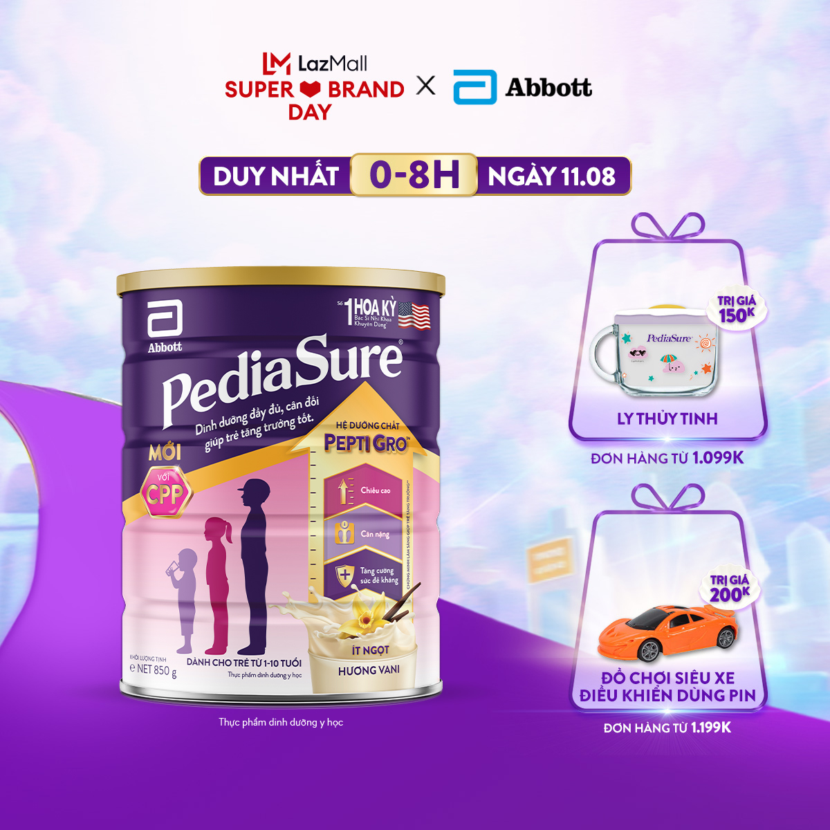 [ Mẹ & Bé - SALE 11.8 ] ngày hội Abbott - dinh dưỡng cho bé - niềm vui cho mẹ