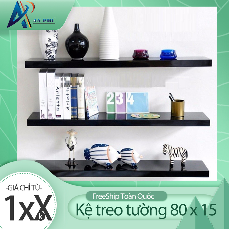 Kệ thanh ngang 3 thanh 80 x 15