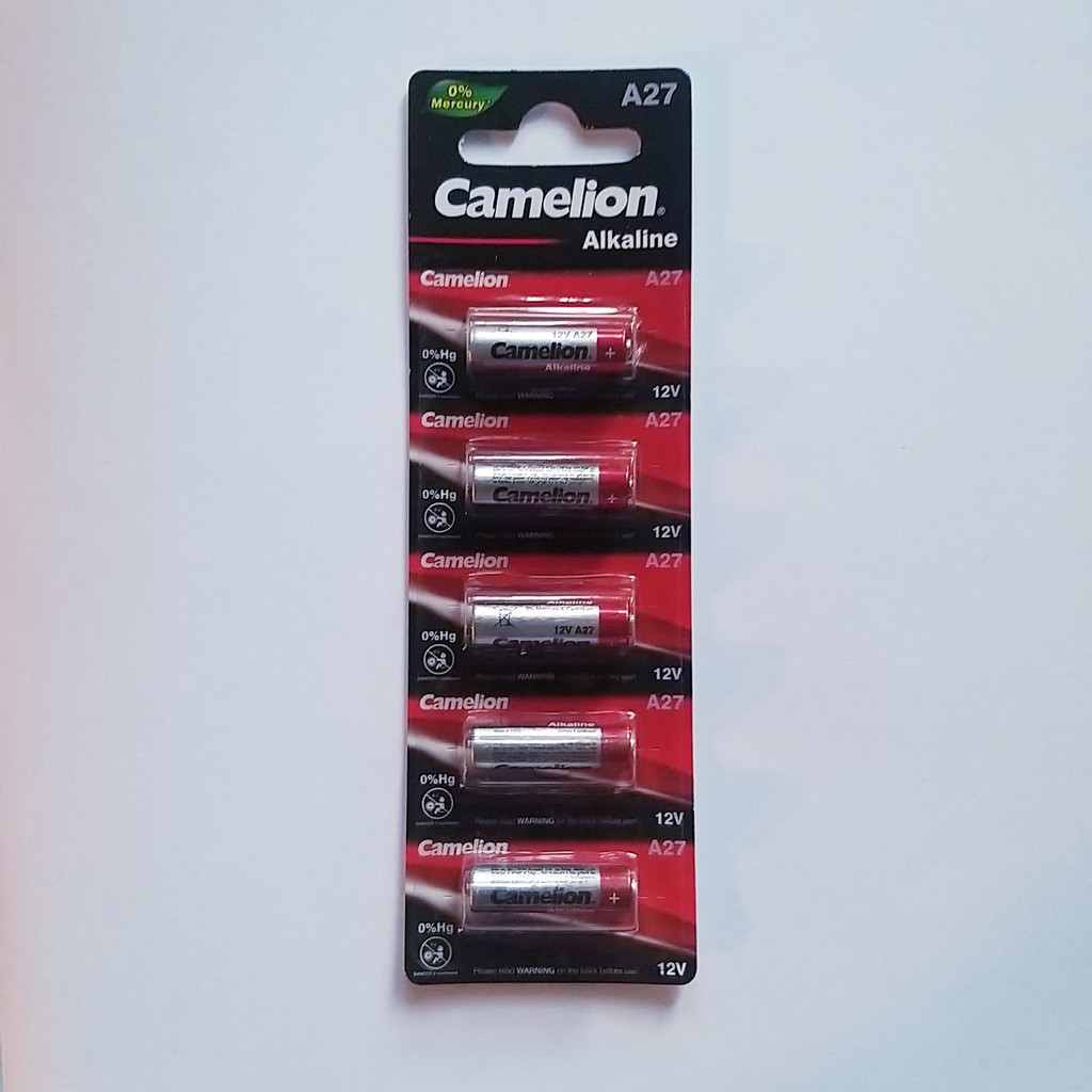 5 viên 12v a27 camelion chính hãng dùng cho cửa cuốn