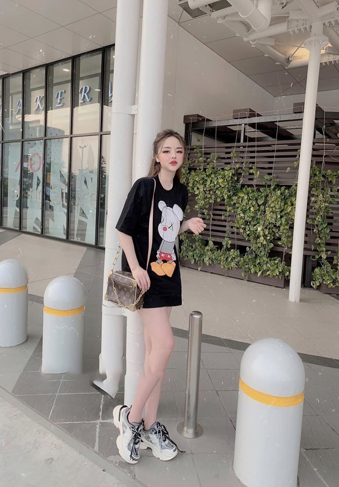 Áo thun in hình con gấu