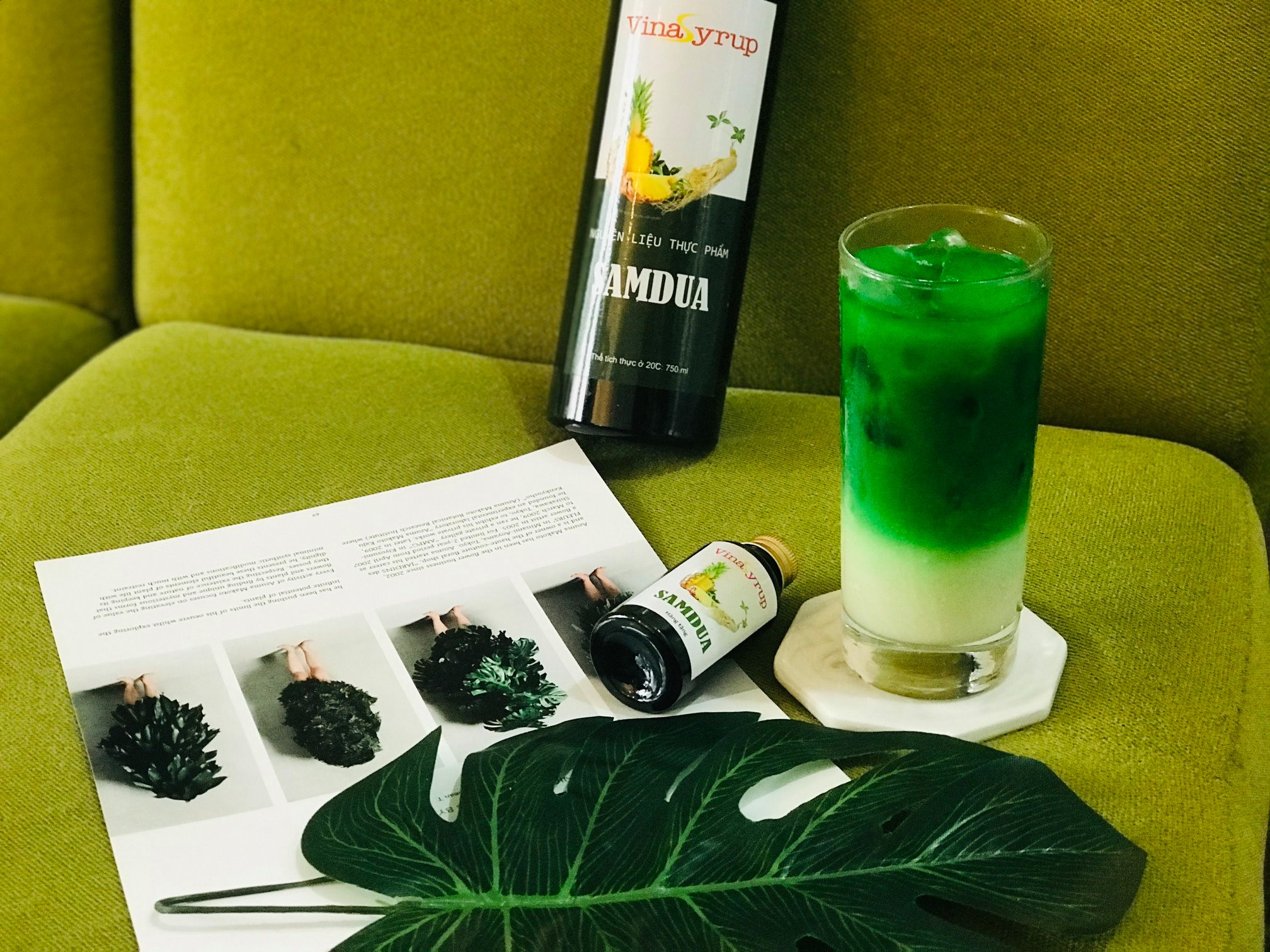 [HCM]Si rô Sâm Dứa Vinasyrup chai 750ml