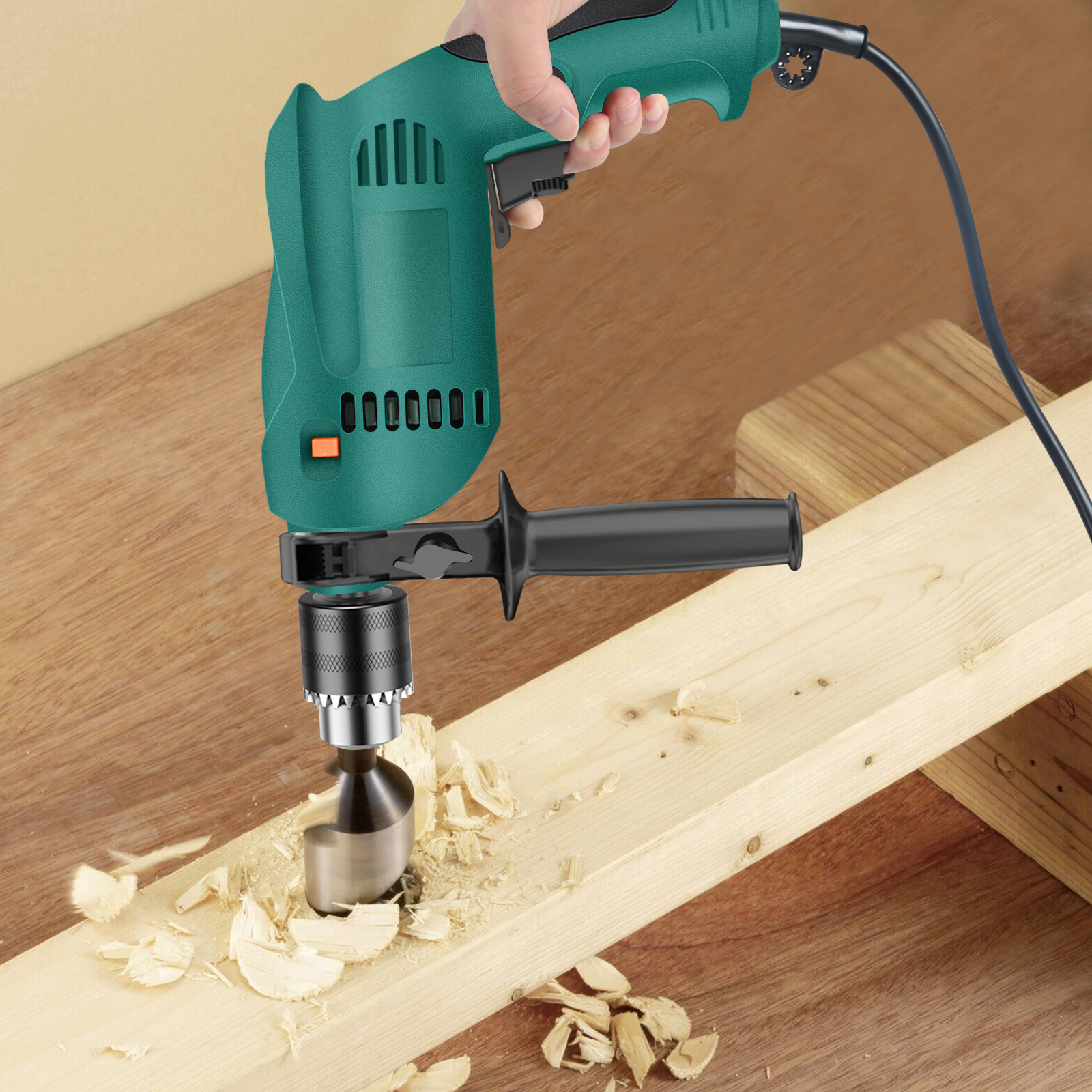 Máy khoan điện 220v máy khoan bê tông 1500W máy đục bê tông khoan bê tông
