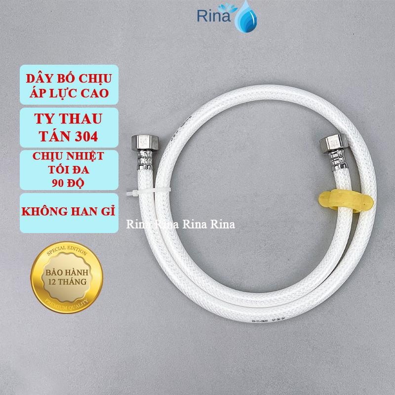 10 NĂM KHÔNG HƯ HỎNG- Dây cấp nước nhựa tán thau Dây Cấp Nước Vòi Chén Vòi Lavabo Lạnh Bồn Cầu Dây Xịt Dây Sen Bằng Nhựa CAO CẤP, dây cấp bố chịu lực