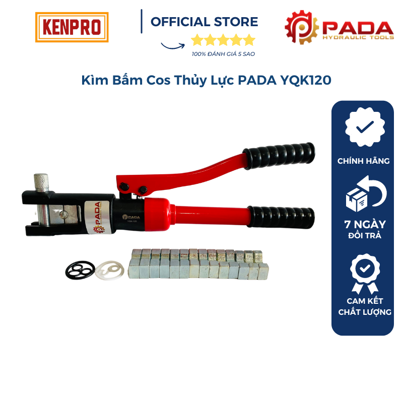Kìm bấm cos thủy lực yqk120