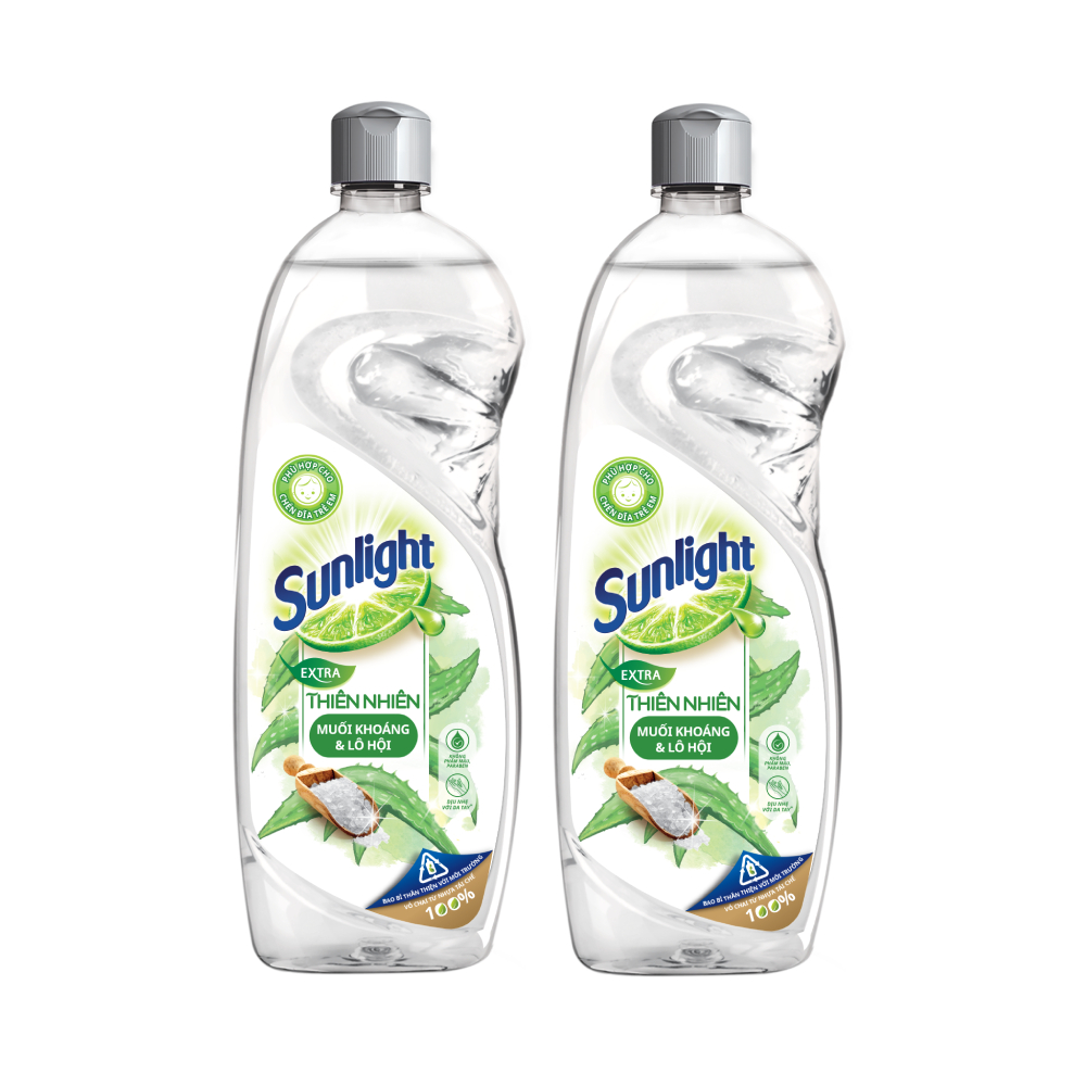 Combo 2 nước rửa chén sunlight 700g