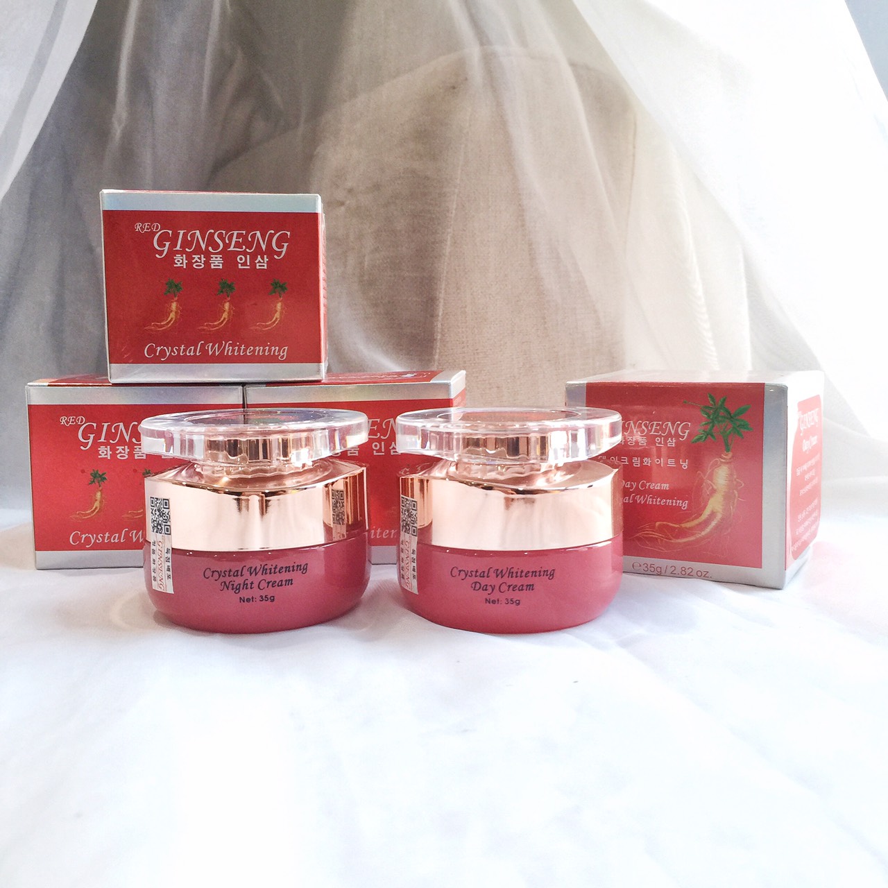 Kem làm sạch nám, tàn nhang, dưỡng trắng da red ginseng nhân sâm mẫu mới hàn quốc