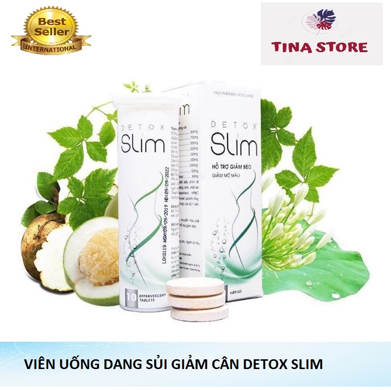 Sủi giảm cân hiệu quả nhanh chóng detox 20 viên - mẫu mới