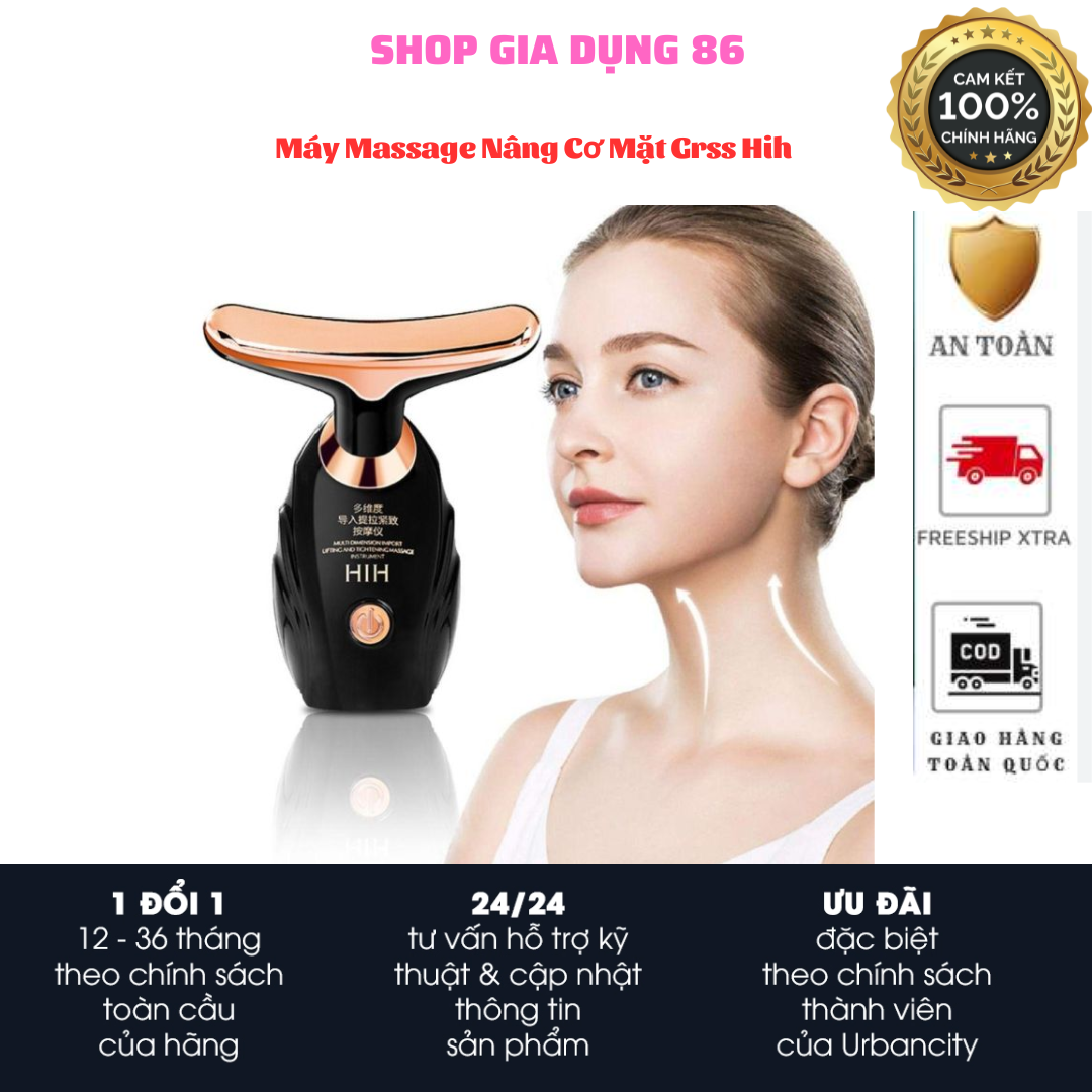 Máy massage nâng cơ mặt grss hih 399 vòng cung làm săn chắc da mặt giúp nâng cơ tạo vline mặt, nâng cơ xoá nhăn, chảy xệ mặt