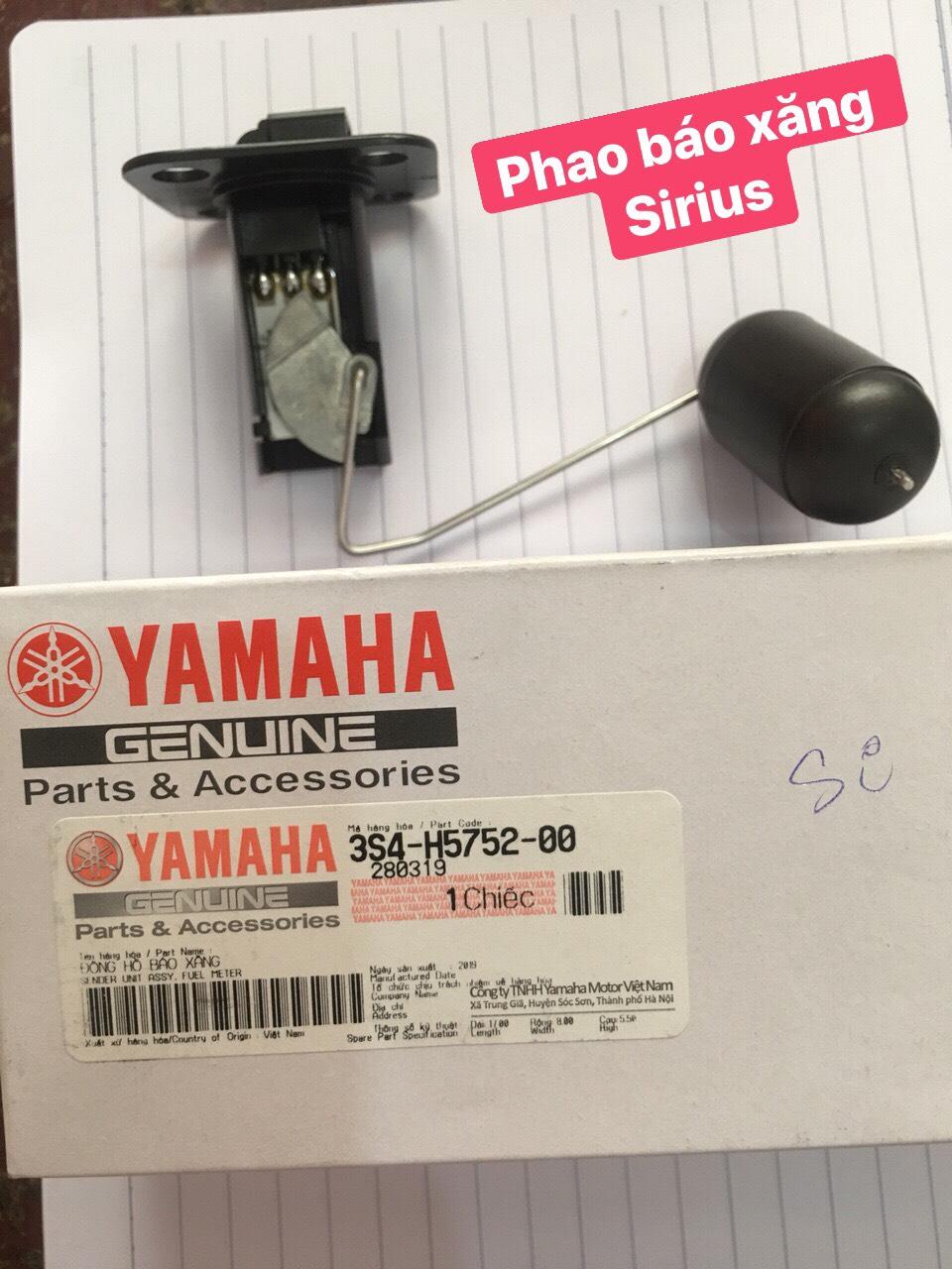 Phao xăng dùng cho xe Sirius