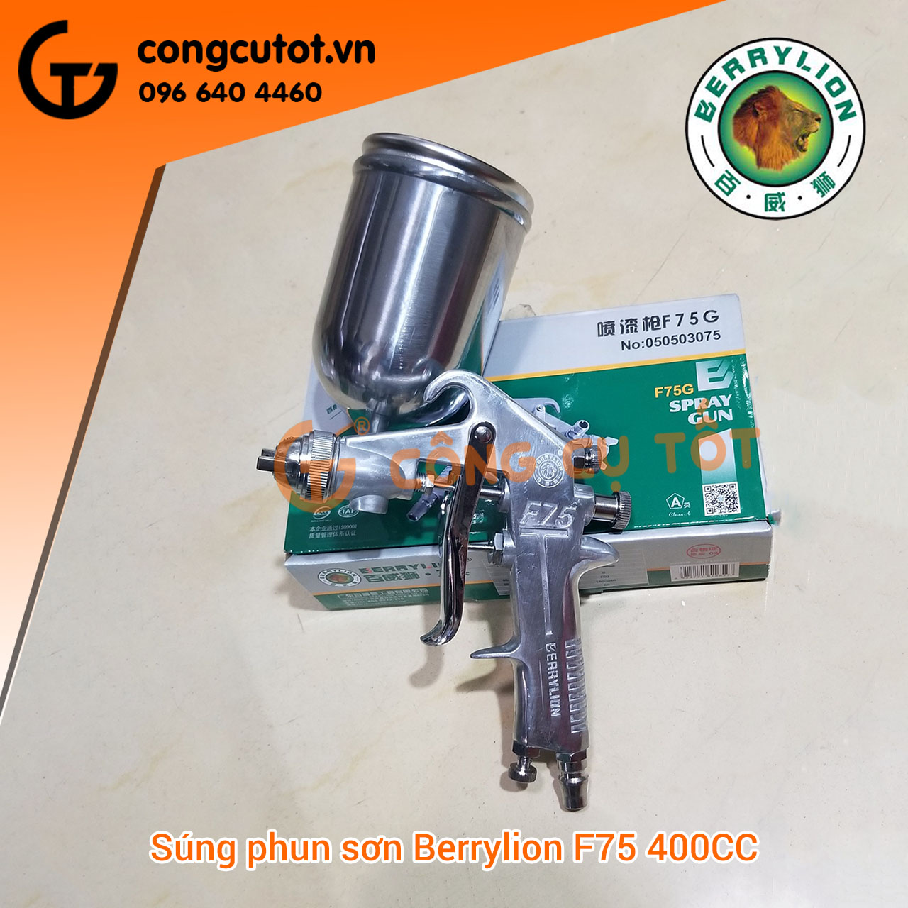 Bình phun sơn Berrylion 400cc F75