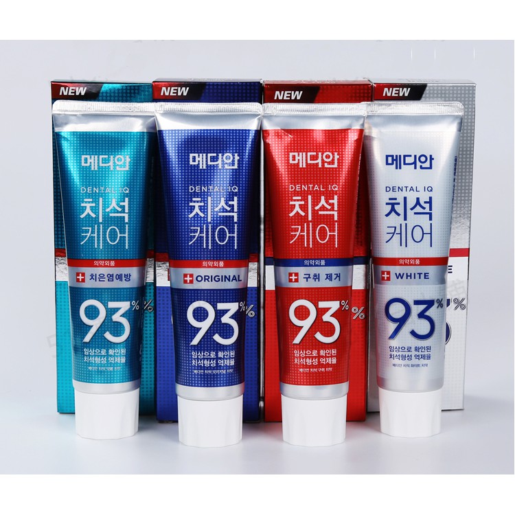 [HCM]Kem Đánh Răng Median 93 - Hàn Quốc Chống Viêm Nướu Viêm Lợi Tẩy sạch cao răng Trắng răng Giảm ê buốt BONIT029