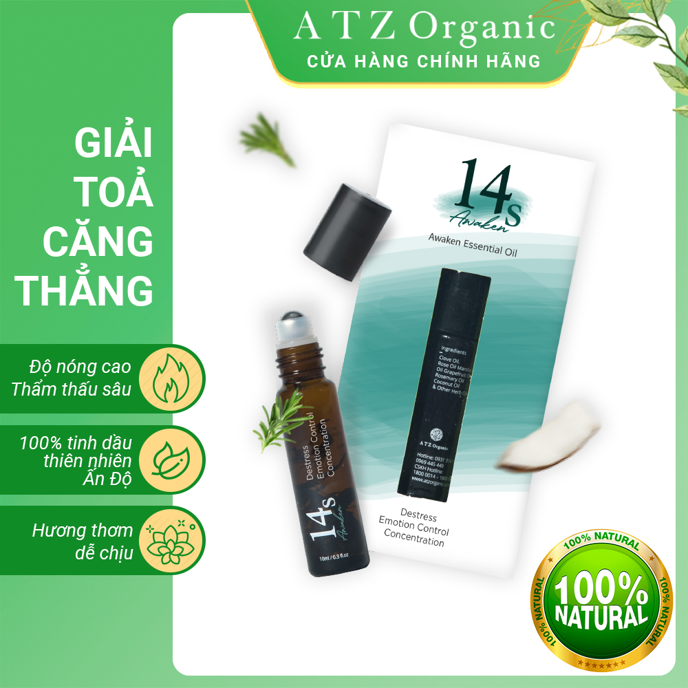 Tinh dầu lăn 14S Awaken- giải toả căng thẳng, cải thiện hộ hâp, giảm căng thẳng