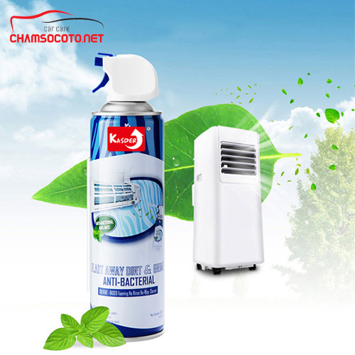 Bình xịt vệ sinh khử mùi máy lạnh điều hòa dân dụng Kasder 500ml MUA 1 TẶNG 1