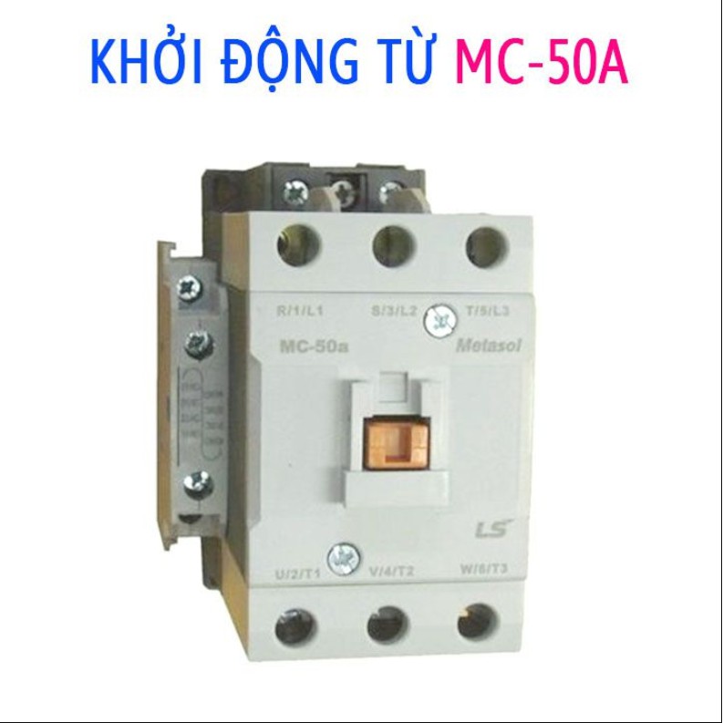 Khởi động từ 3 pha Metasol MC -50A -380 v -LS