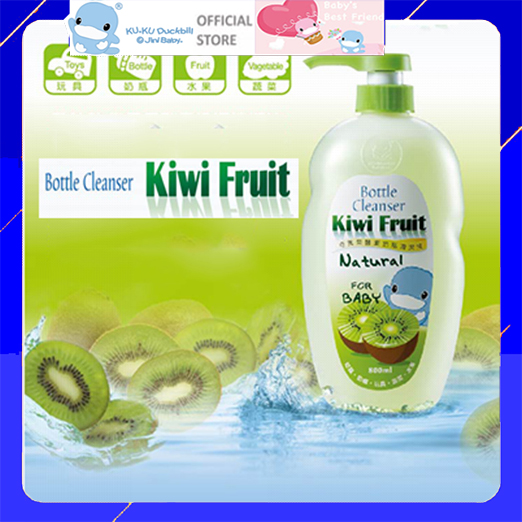 Nước rửa bình sữa hương trái cây kiwi kuku 800ml ku1078