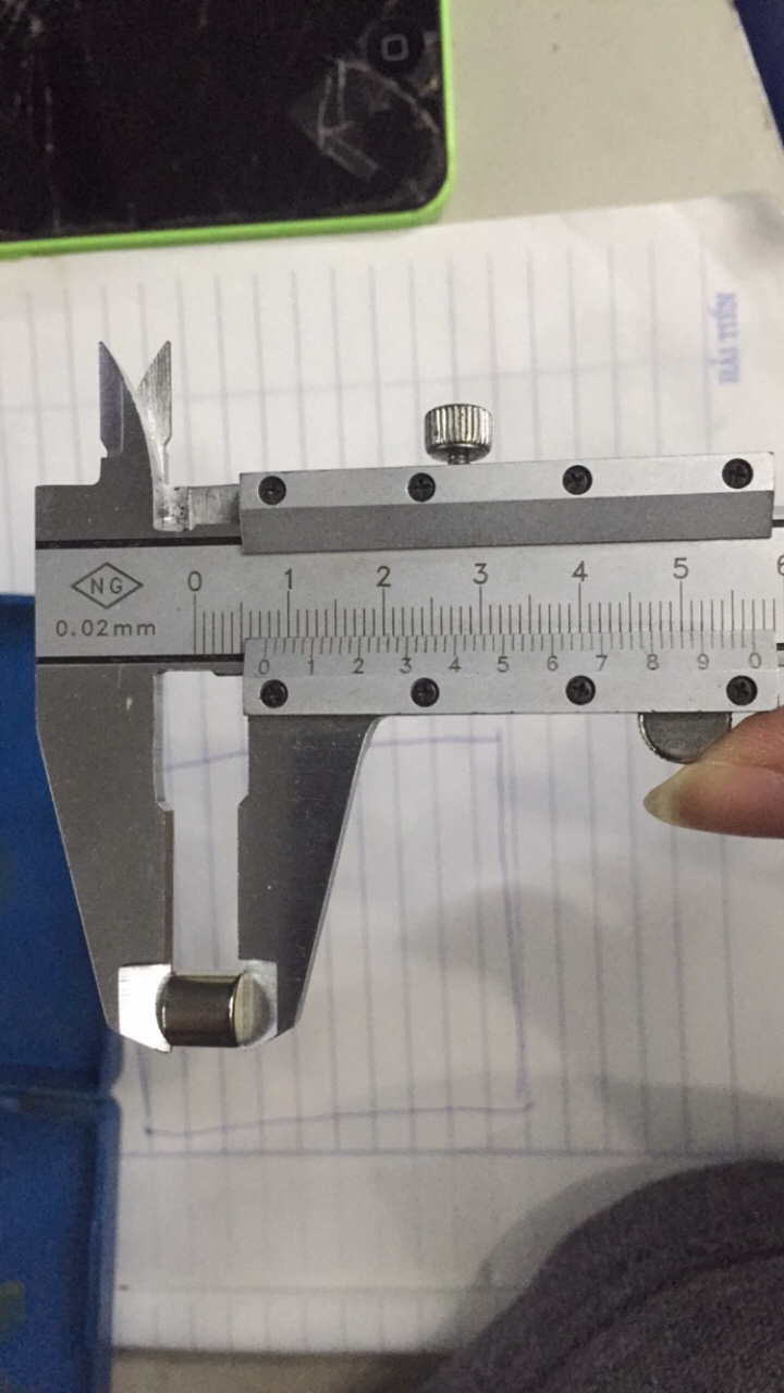 Nam châm đất hiếm trụ tròn 8x8 mm - nam châm vĩnh cửu mạ niken trắng bền đẹp, lực từ mạnh, hình trụ tròn