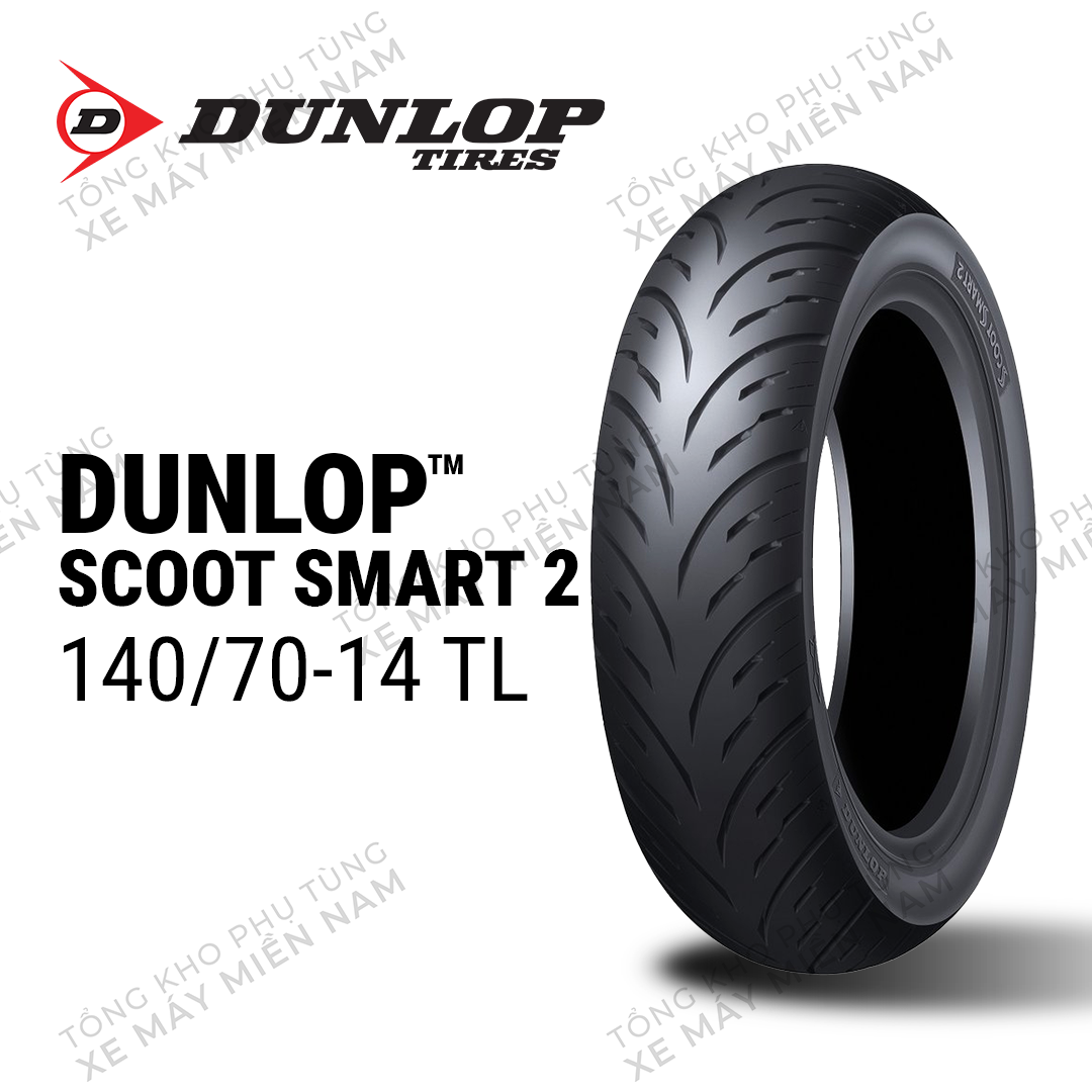 Vỏ xe DUNLOP 140/70-14 TL SCOOT SMART 2